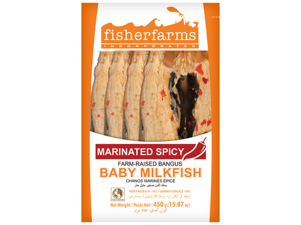 Fisherfarms Baby Milk Fish Split Marinated spicy 4 pcs. 420g