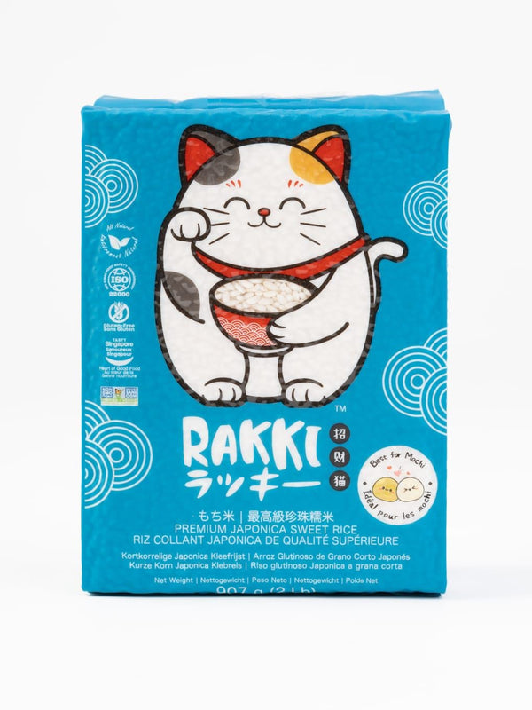 Rakki Premium Japonica sweet rice (gltinous rice) 907g