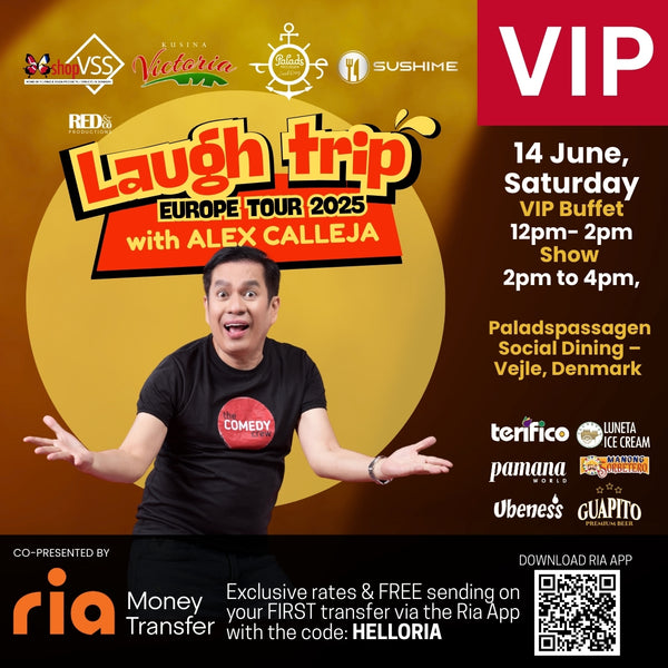 VIP Tickets- Laugh Trip Europe Tour with Alex Calleja