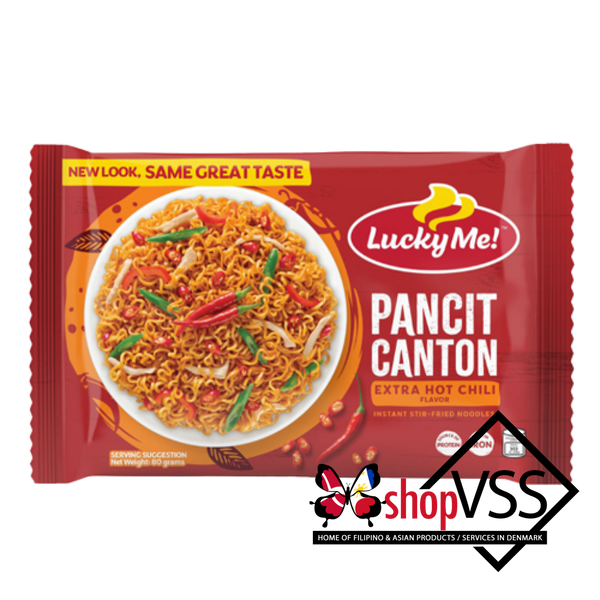 Lucky Me Instant Pancit Canton Hot Chilli 80G